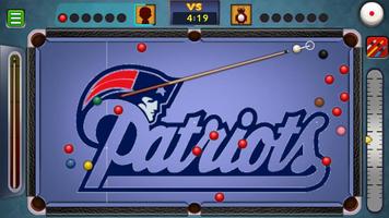 Billiards New England Patriots theme screenshot 2