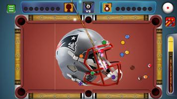 برنامه‌نما Billiards New England Patriots theme عکس از صفحه