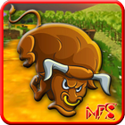 Angry Bull Run : Escape The Jungle icon