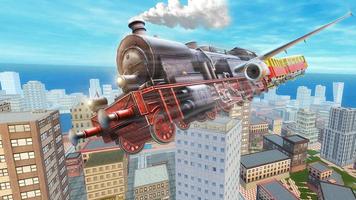 Flying Tourist Train Simulator Affiche