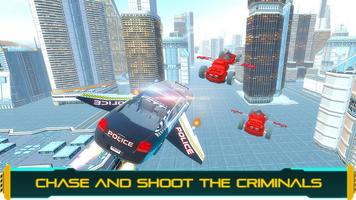 Flying Police Car Chase 2020 Ekran Görüntüsü 2