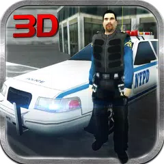 Urban Crime City Police Van 3D