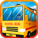 Blocky Urban City Schoolbus 3D-APK