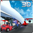 Goods Transport Cargo Plane 3D icon