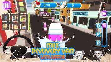 Milk Delivery Van Simulator 3D capture d'écran 3