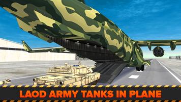 برنامه‌نما Army Cargo Plane Airport 3D عکس از صفحه