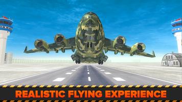 برنامه‌نما Army Cargo Plane Airport 3D عکس از صفحه