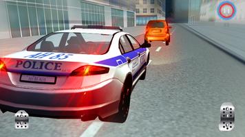 Police Pilote Voiture Chase 3D capture d'écran 1