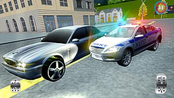 Police Pilote Voiture Chase 3D capture d'écran 2