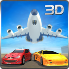 Race Car Transporter Airplane آئیکن