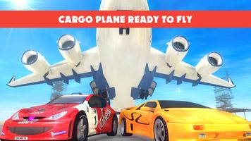 Race Car Transporter Airplane پوسٹر