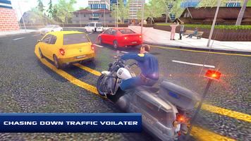 Traffic Police Bike Escape Pro ภาพหน้าจอ 1