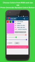 Color Hex Codes - Solid Color Wallpaper পোস্টার