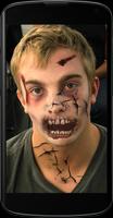 Zombie Face Makeup Prank Photo Maker Affiche