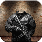 Army Fashion Suit Photo Maker Zeichen
