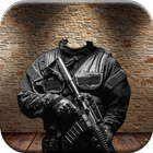 Army Fashion Suit Photo Maker icon