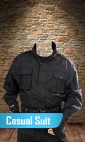Army Fashion Suit Photo Maker Plakat