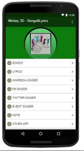 Mickey 3d Songs Lyrics For Android Apk Download