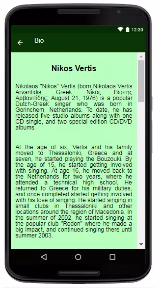 acortar Subrayar cuestionario Descarga de APK de Nikos Vertis - Songs&Lyrics para Android