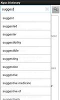 Alpus Dictionary Free स्क्रीनशॉट 1