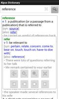 Alpus Dictionary Free स्क्रीनशॉट 2