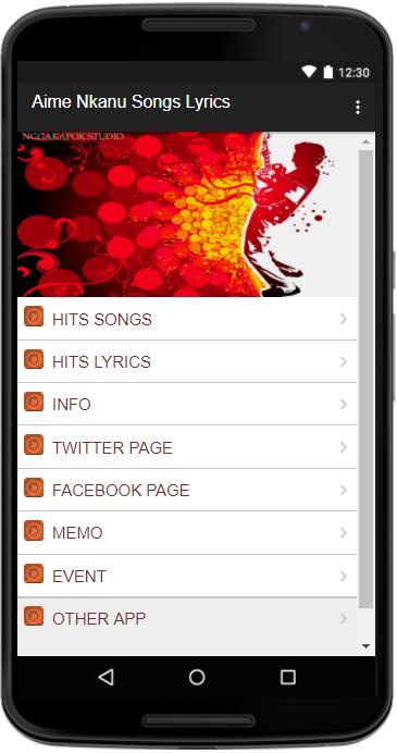 Aime Nkanu Songs Lyrics APK for Android Download
