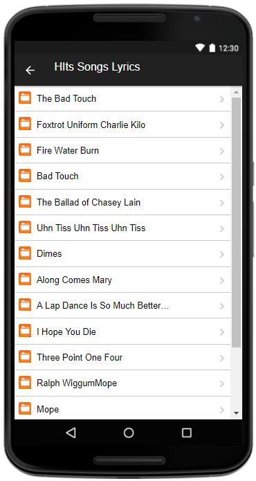Bloodhound Gang Songs Lyrics for Android - APK Download