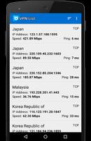 VPN List (Free) screenshot 1