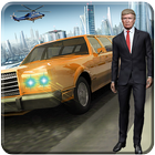 Limousine Car Driving President Security Car Games ไอคอน