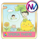 one day of baby Xperia theme APK