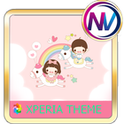 ikon Baby love Xperia theme