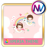 Baby love Xperia theme icône