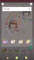 Baby love Xperia theme captura de pantalla 3