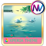 bird swan Xperia theme Zeichen