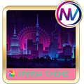 city night Xperia theme