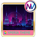 city night Xperia theme APK