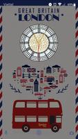letter - london  Xperia theme Affiche