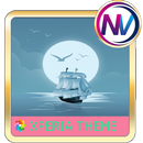 Sea Xperia theme APK