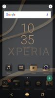 clock time Xperia theme Ekran Görüntüsü 3