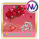 valentine day Xperia theme APK