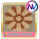 the wood xperia theme APK