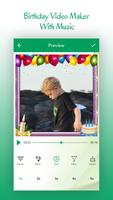 Birthday Video Maker With Mucic تصوير الشاشة 1