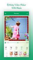 Birthday Video Maker With Mucic capture d'écran 2