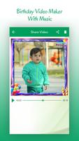 Birthday Video Maker With Mucic تصوير الشاشة 3