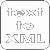 Text to XML - only for developers. ícone
