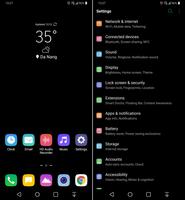 Black theme for LG G8 V50 V40  capture d'écran 1