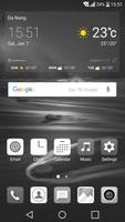 Light Grey Theme for LG V20 G5 Affiche