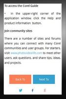 برنامه‌نما Learn Corel video عکس از صفحه
