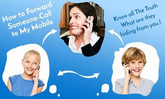 Forward someone call on My Mobile – Listen Calls Affiche