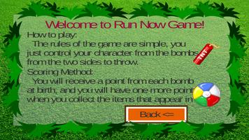 Run Now game plakat